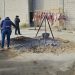 Arabayona de Mógica reúne a vecinos y visitantes en torno a la matanza típica con muchas ganas de pasarlo bien a pesar del frío