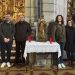 Macotera celebra la festividad de San Blas, patrón de la administración local, con la misa y bendición de gargantillas