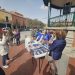 Manos Unidas «pinta» de solidaridad la plaza de Peñaranda con una nueva y exitosa edición de la «Operación más que un bocata»