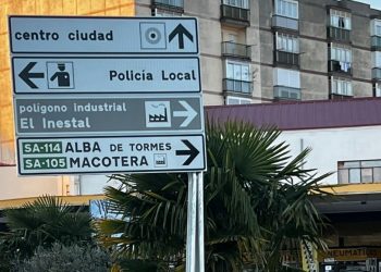 Refuerzo de la señalización en Peñaranda para mejorar la nueva ordenación del tráfico y facilitar la orientación hacia el polígono