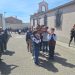 Cordovilla celebra la alegría de la Resurrección con los niños llevando en procesión la imagen del Niño Jesús con la cruz